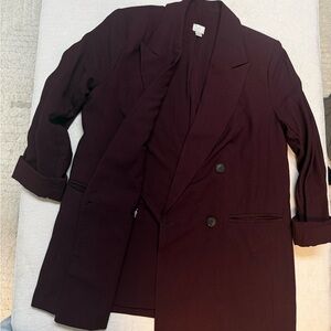 Target Women's Burgundy Blazer